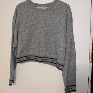 Levi cropped crew neck